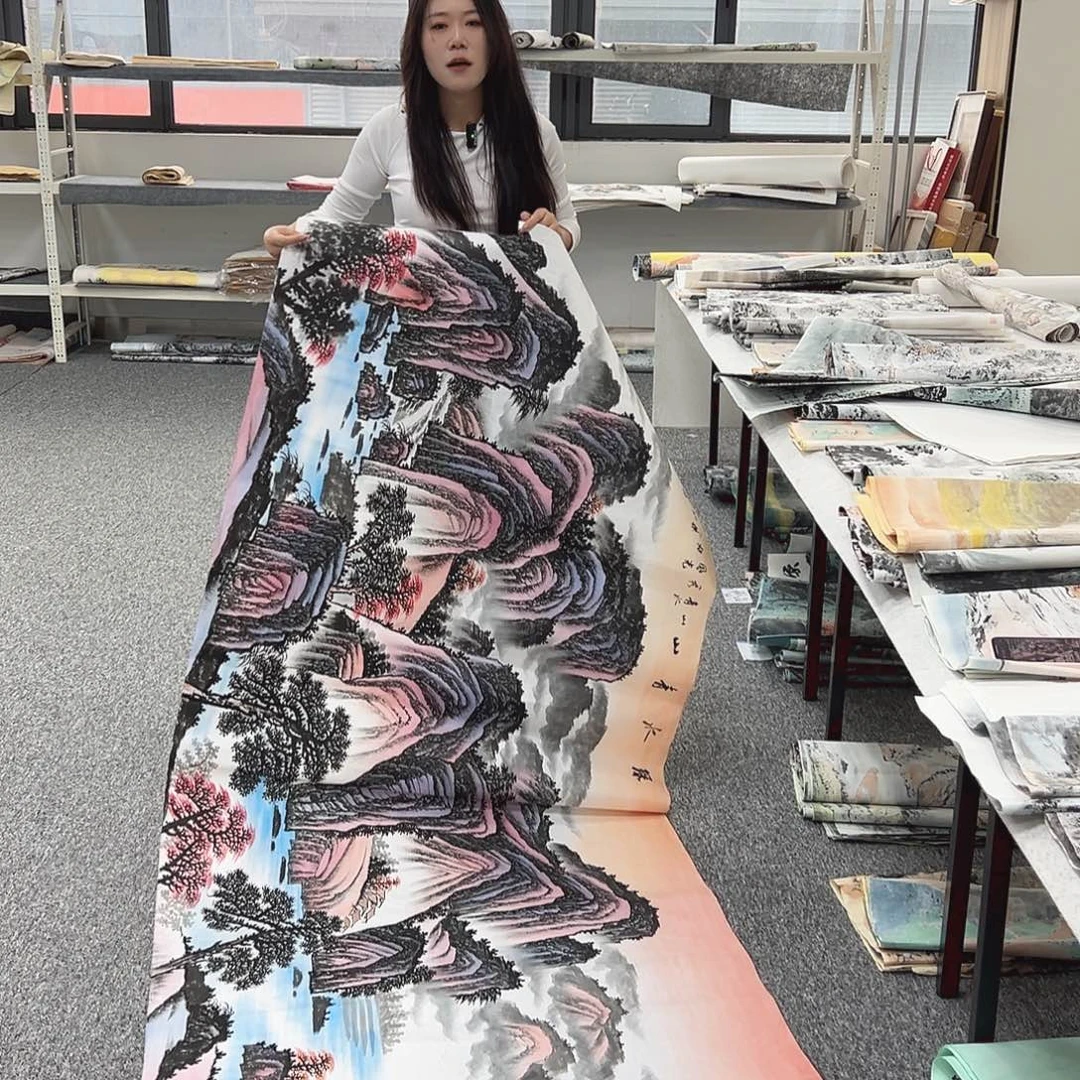 国画国画作品纯手工