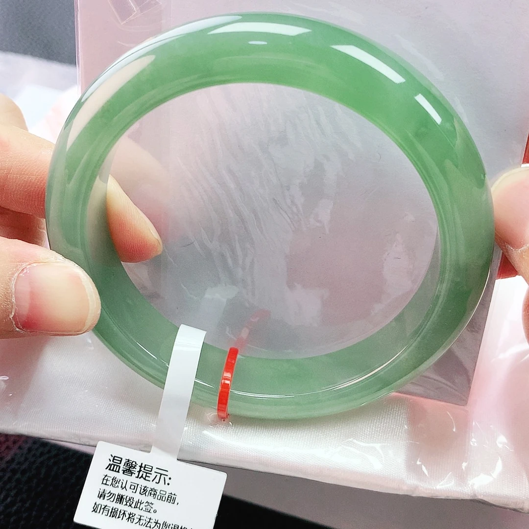 未镶嵌手镯翡翠59圈