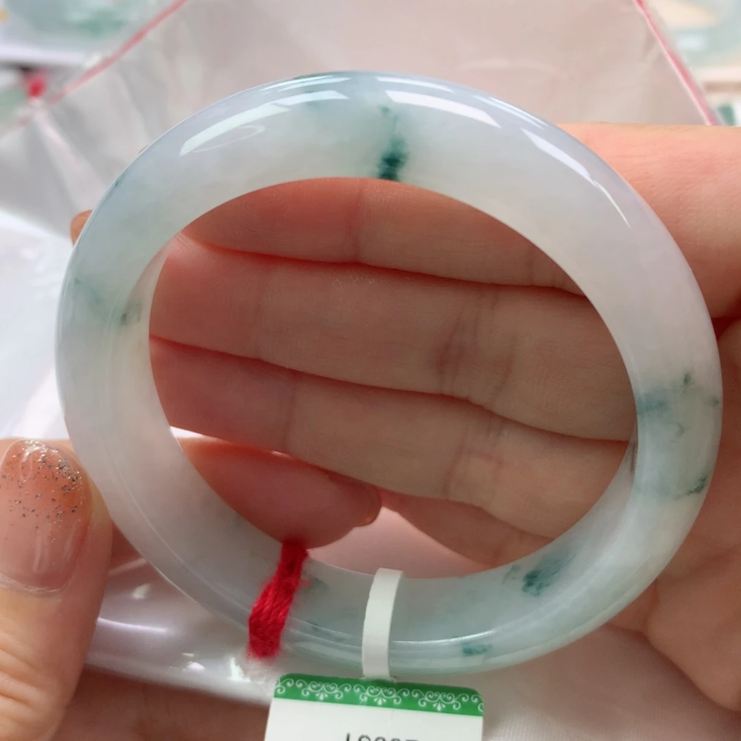 未镶嵌手镯翡翠缅甸天然翡翠55圈