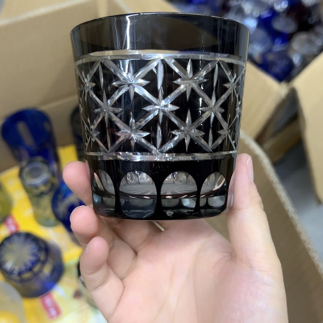 平底款水晶玻璃微瑕一个