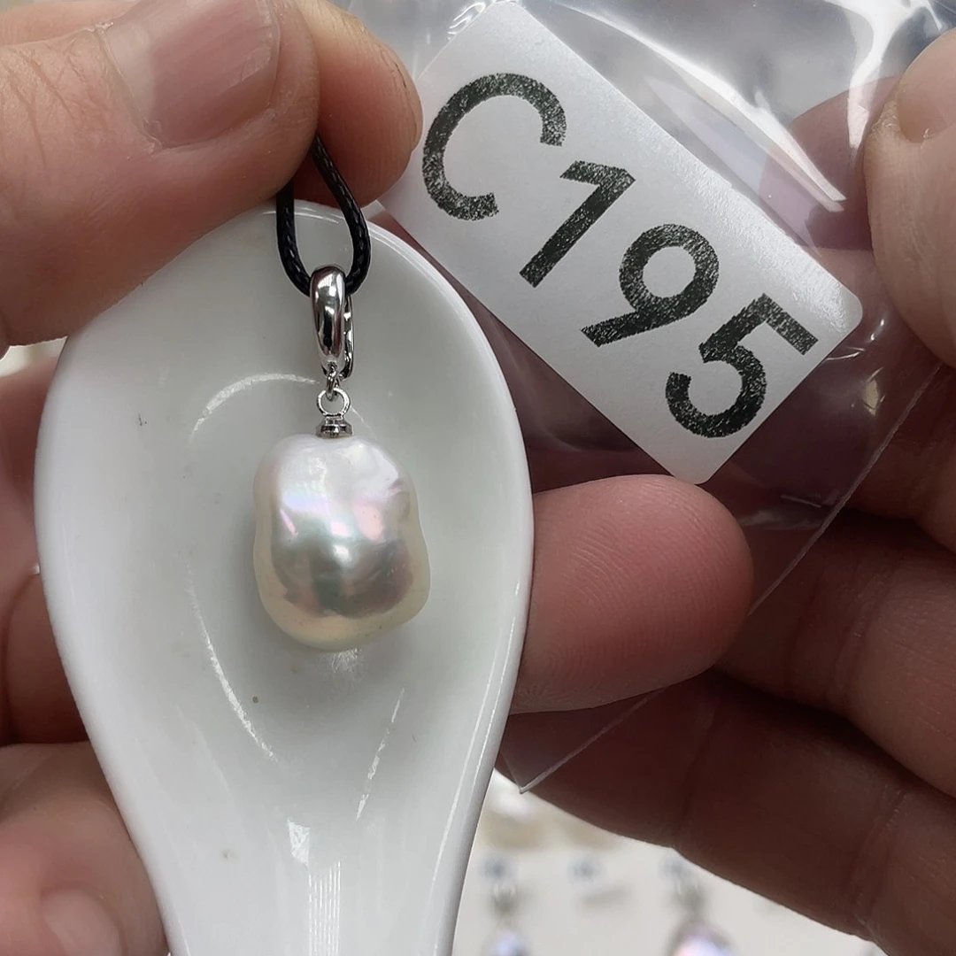 淡水珍珠颈饰银S925镶嵌