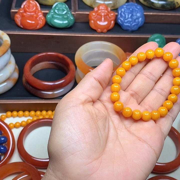 石英质玉未镶嵌手链