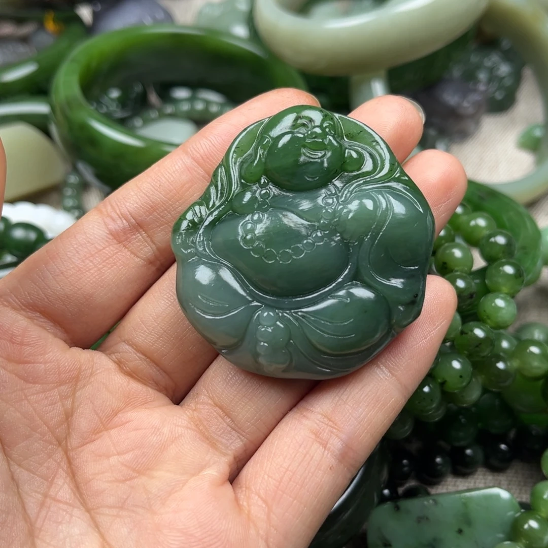 和田玉（碧玉）未镶嵌颈饰