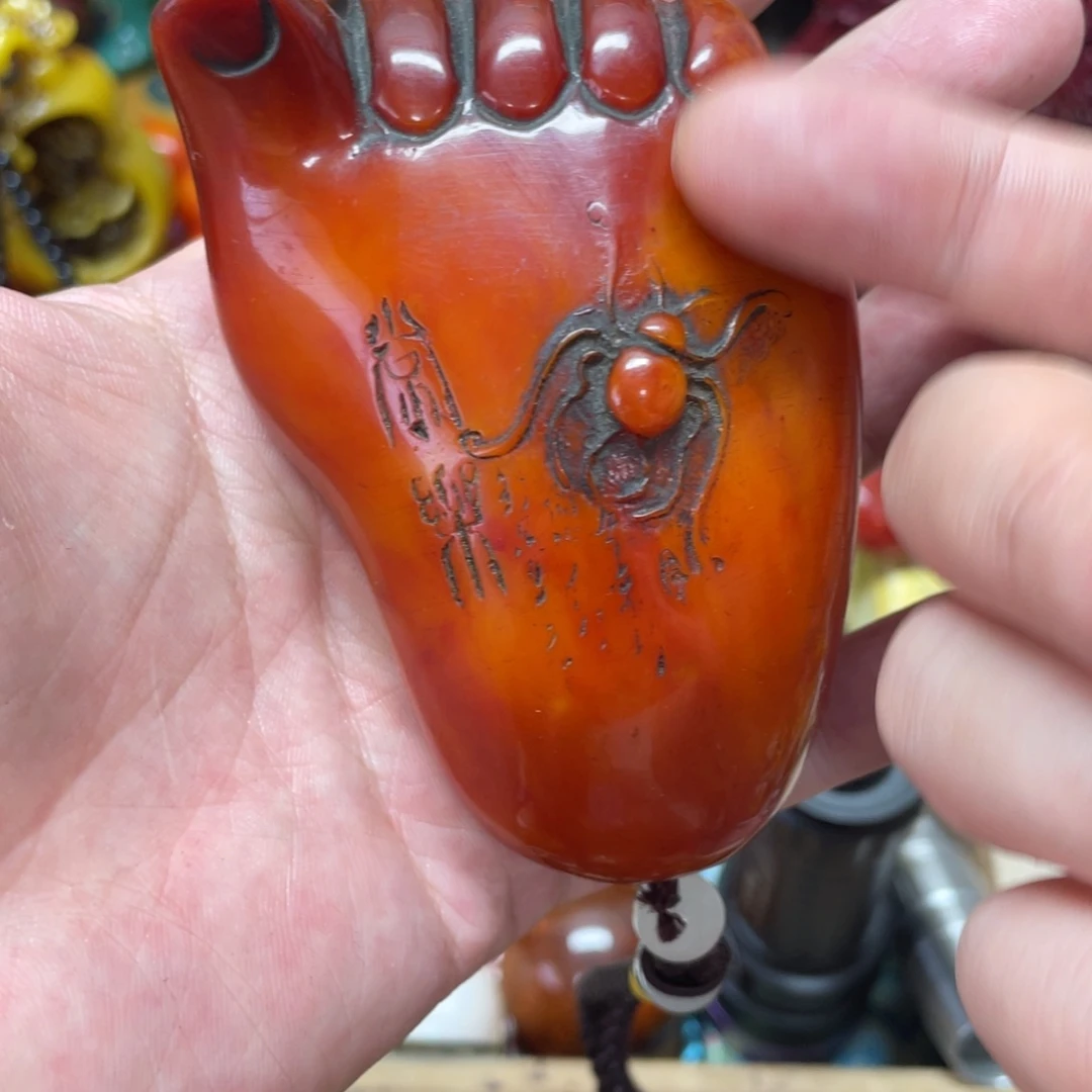 滴血莲花菩提吊坠