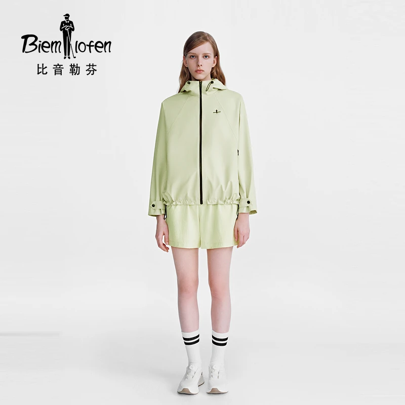 【BT_defend 防水透湿】比音勒芬2025春季新款女士轻运动夹克外套