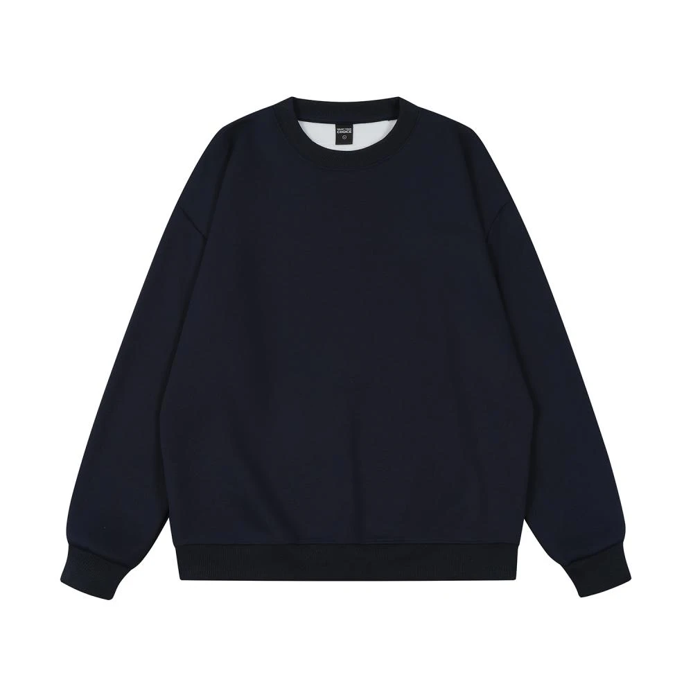 黑色阔版卫衣男女同款