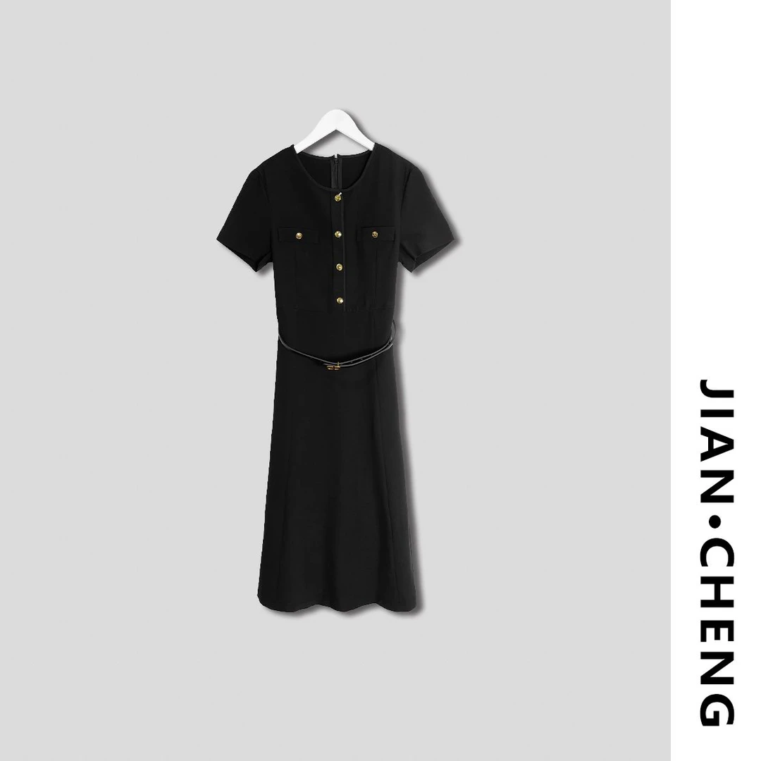 【简柽】收腰设计感连衣裙D507-60820