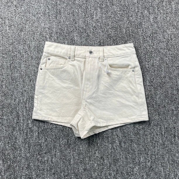 全新未使用 COACH/蔻驰 52509/白色经典短裤/27码