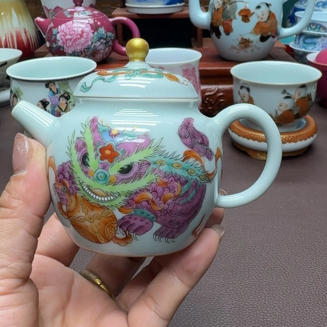 瓷片景德镇仿古手工制作精品展示