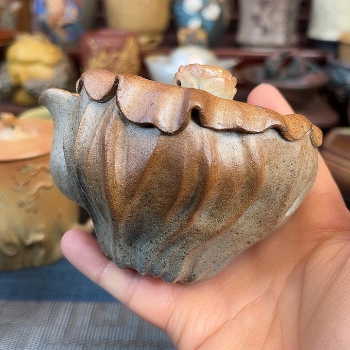 紫砂紫砂主人杯原矿