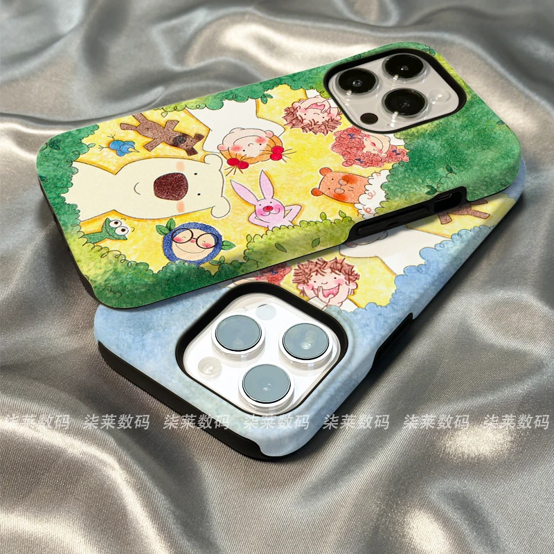 适用于苹果17promax手机壳iPhone16卡通15华为oppo小米vivo荣耀14