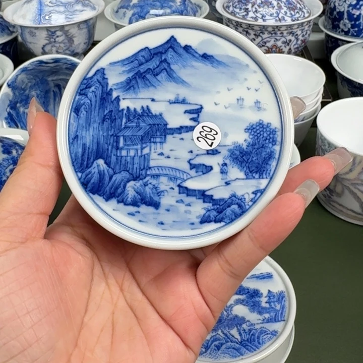 景德镇纯手工手绘茶器蒙蒙