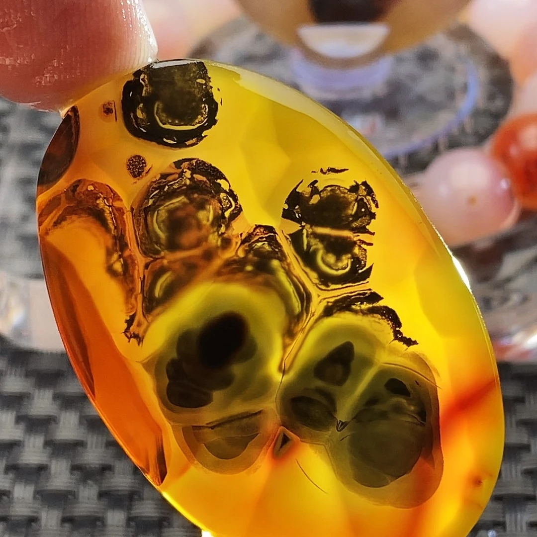 玛瑙/玉髓未镶嵌吊坠(不含链)109