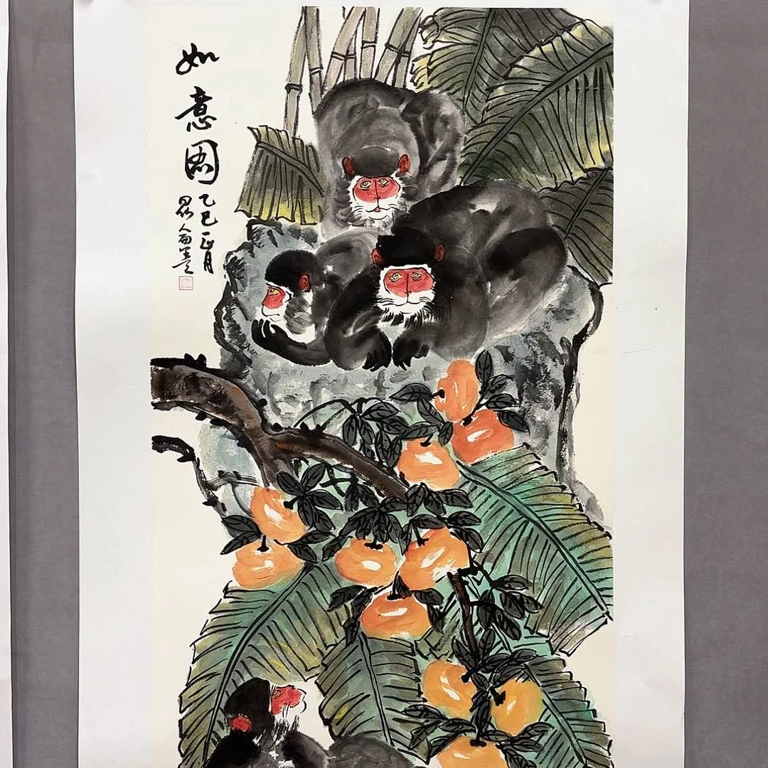 国画国画纯手绘作品请放心去藏