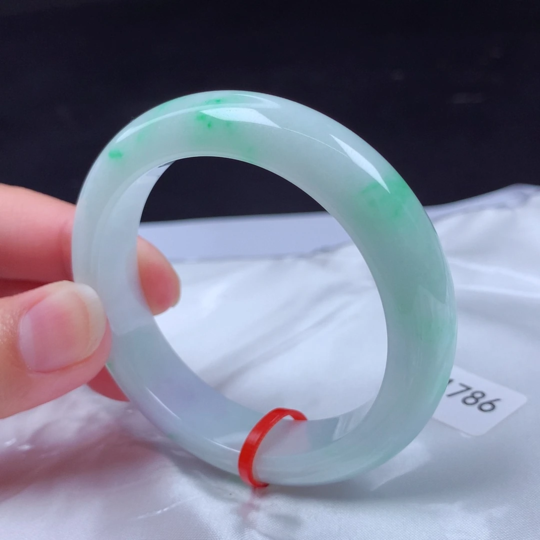 翡翠未镶嵌手镯50圈s61786