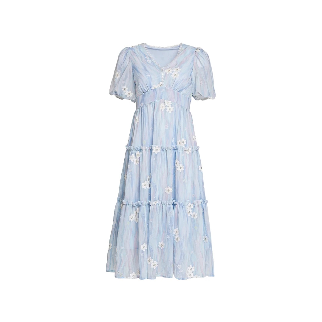 【云云】玛茜菲蜜女装夏季新款时尚连衣裙M242L7596Z
