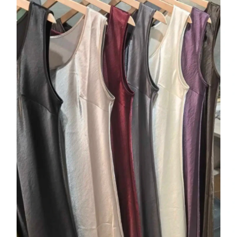 【SHANGLIU】新中式国潮风醋酸吊带连衣裙女装夏季新款SH0515（812）