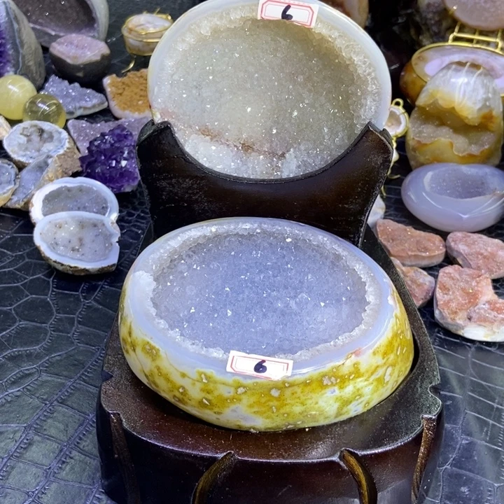 珠宝半成品未镶嵌水晶聚宝盆