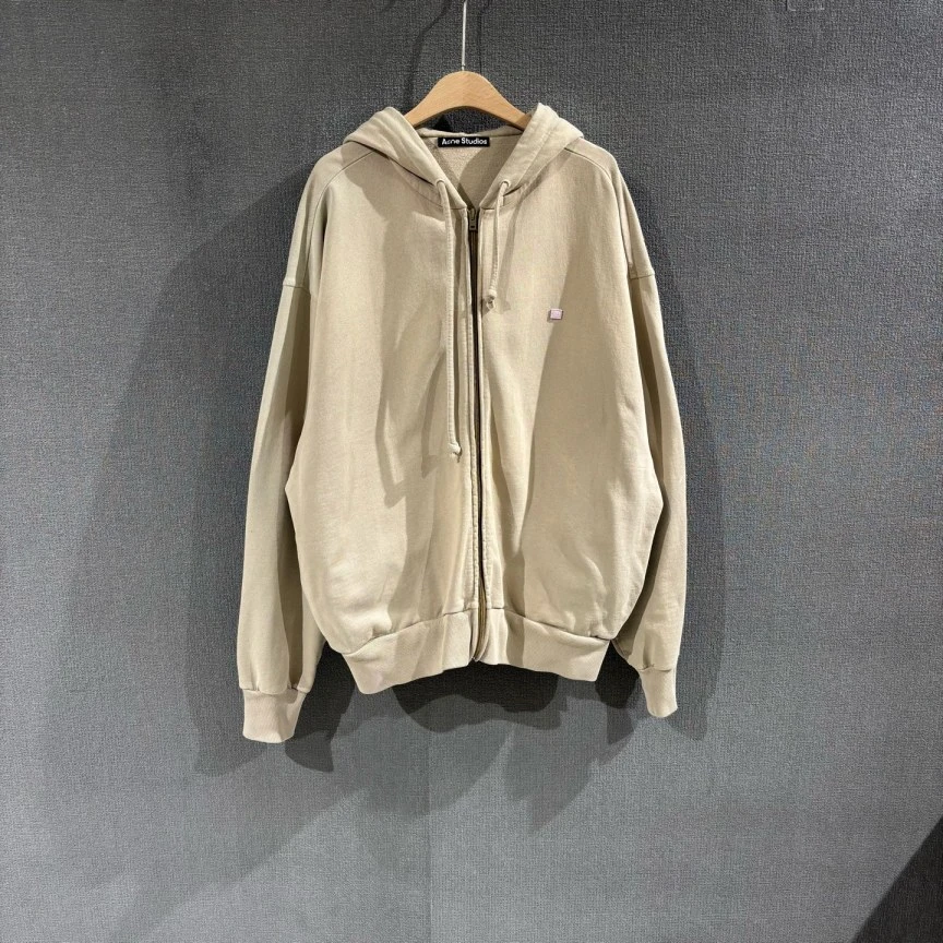 95新 Acne studio （pm）笑脸拉链帽衫 L码/7105