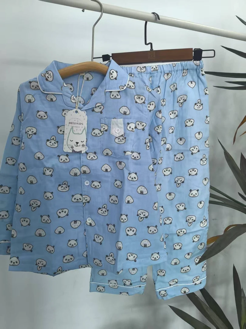 118款儿童男宝小熊猫家居服套装