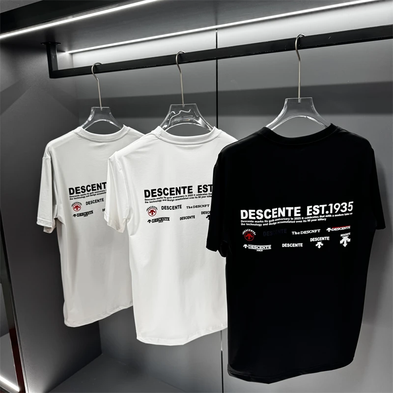 【纯原复刻】夏季冰丝凉感T恤户外休闲运动半袖后背全硅胶