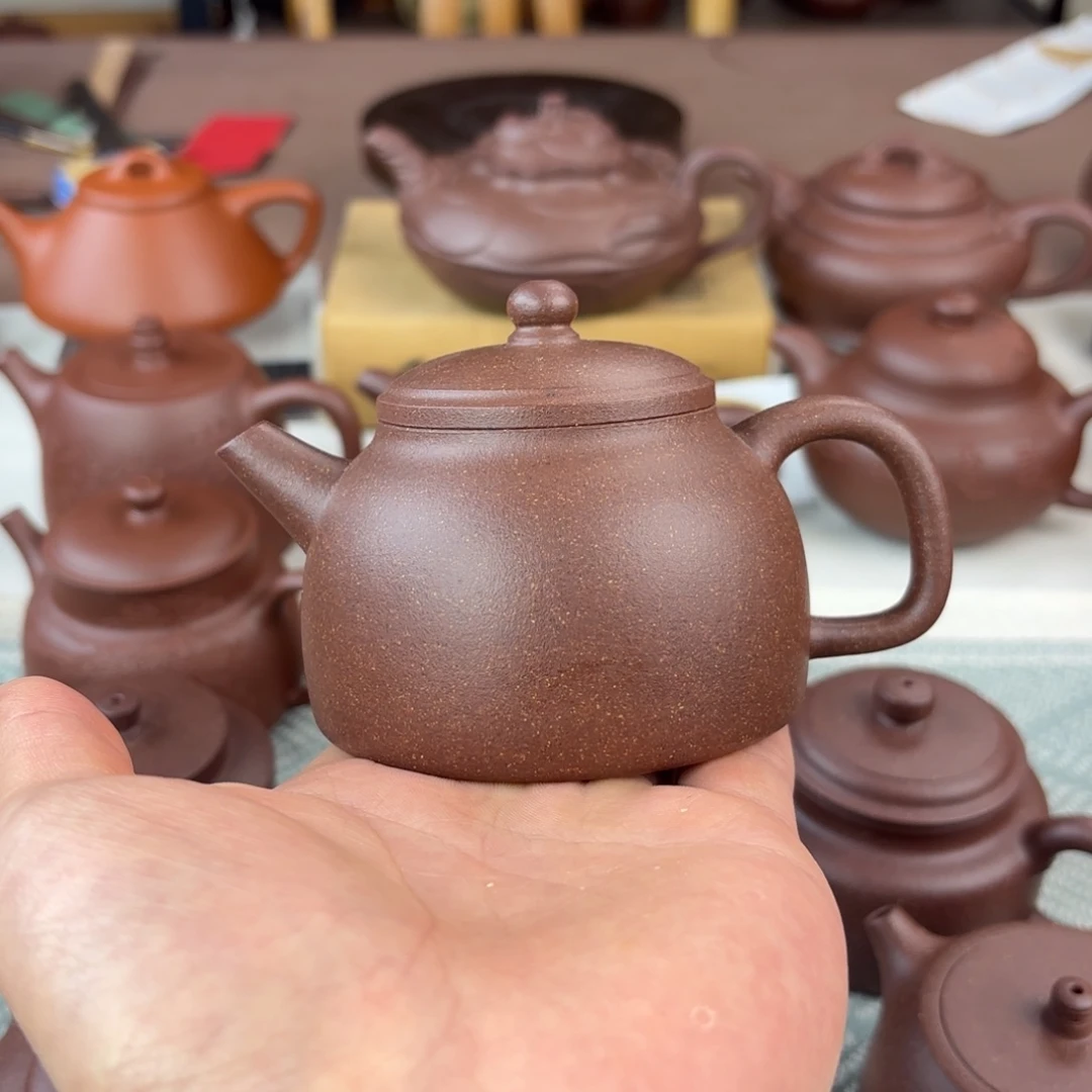 紫砂茶壶云****号筑寂 手工泥 半手工