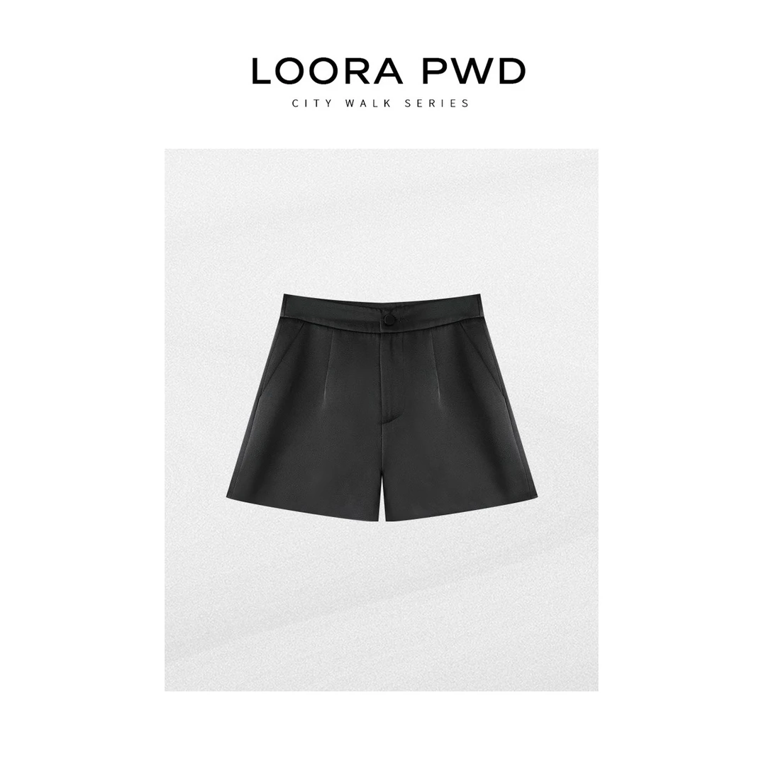 LOORAPWD/罗拉密码 夏款净版百搭直筒短裤25CJBG0193N