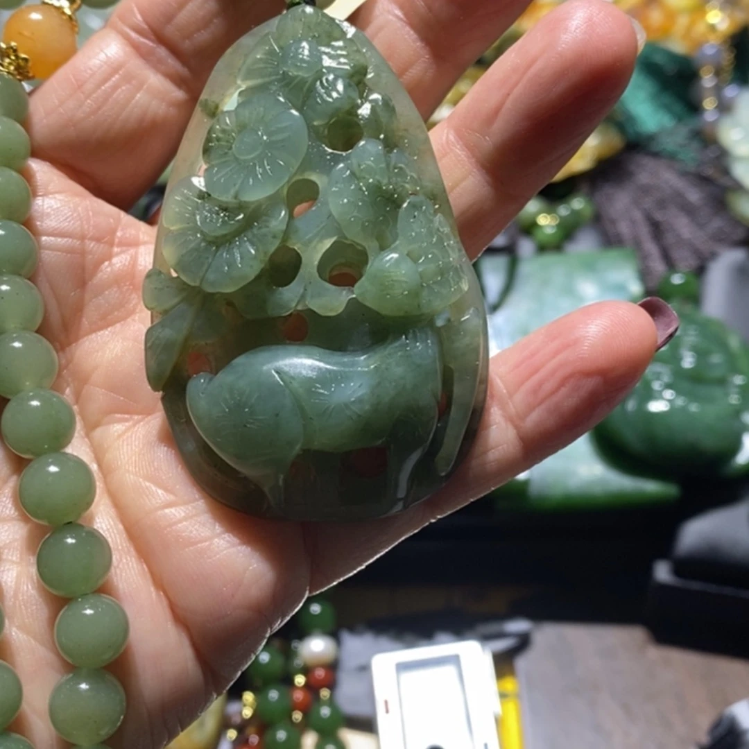 【闪购商品】岫玉毛衣链未镶嵌