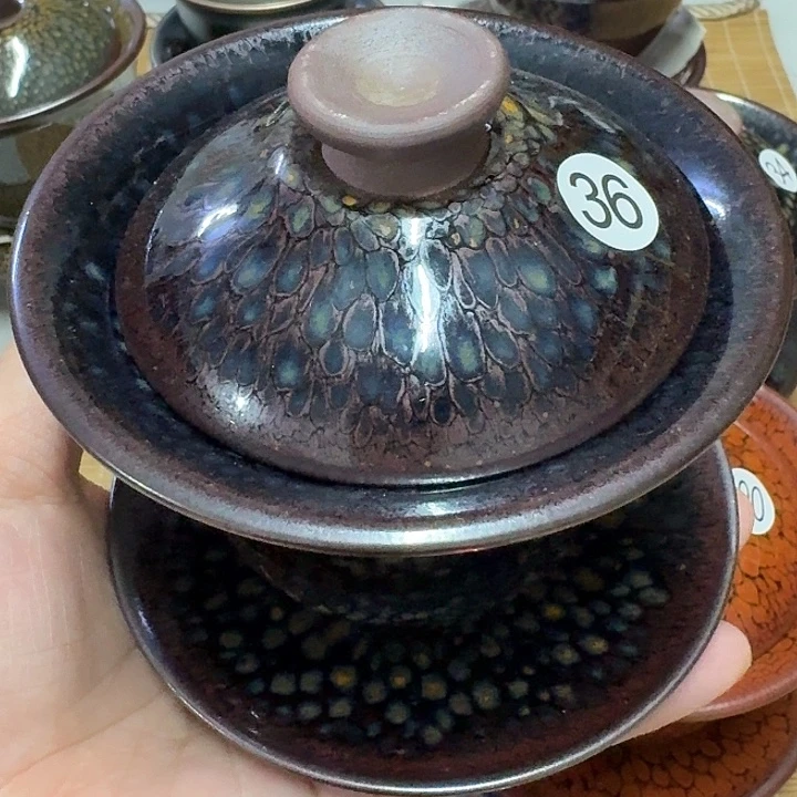 茶盏36 坚记茶盏摆件
