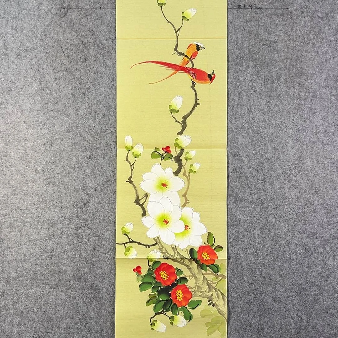 国画397 花鸟在此鸣叫时还要一