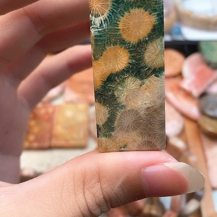 硅化玉颈饰未镶嵌小*