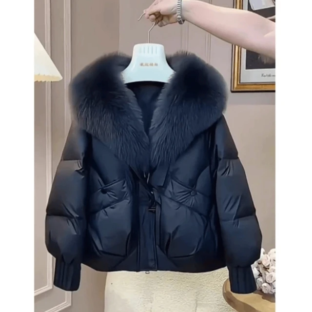 小个子黑色气质棉服加厚短外套2025秋冬新款冬季棉衣棉袄上衣女装