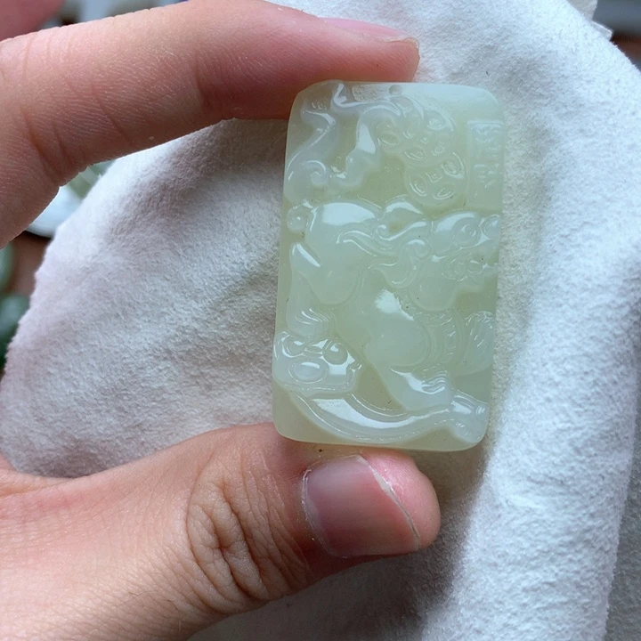 和田玉珠宝半成品未镶嵌