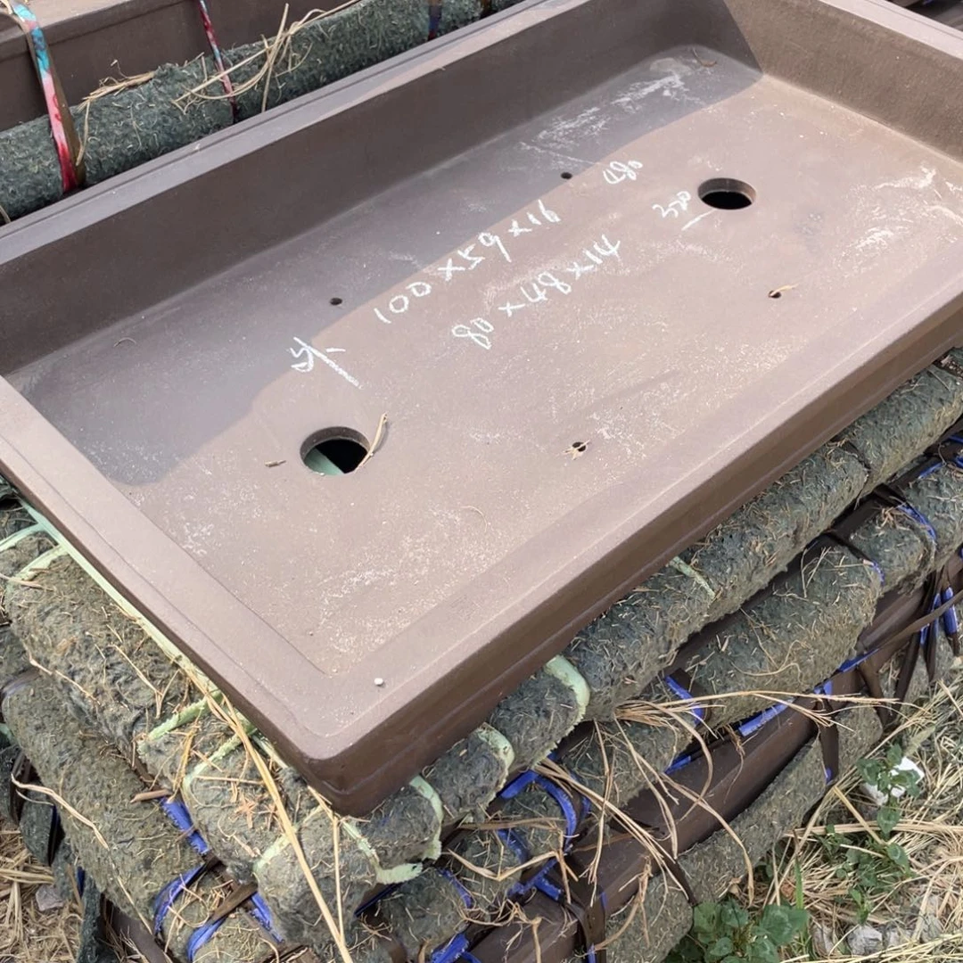 紫砂100长浅马槽出口外贸款一只