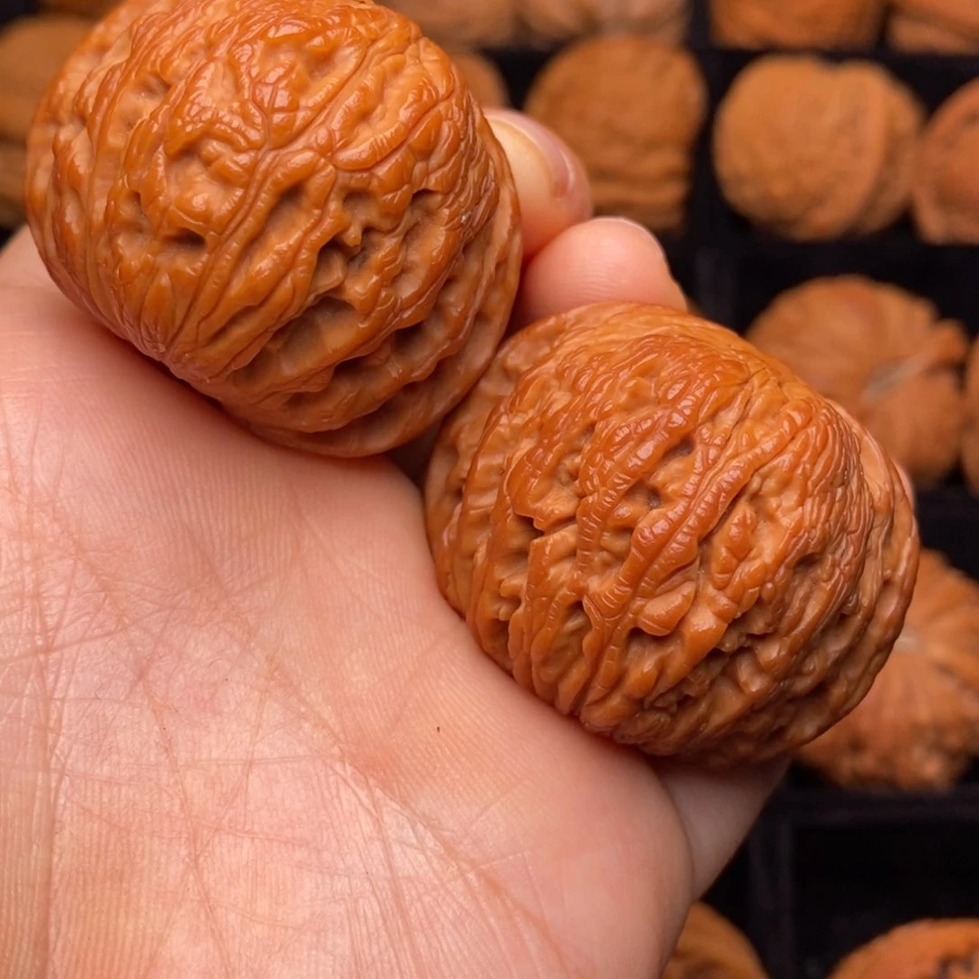 文玩核桃把件秦岭野生核桃