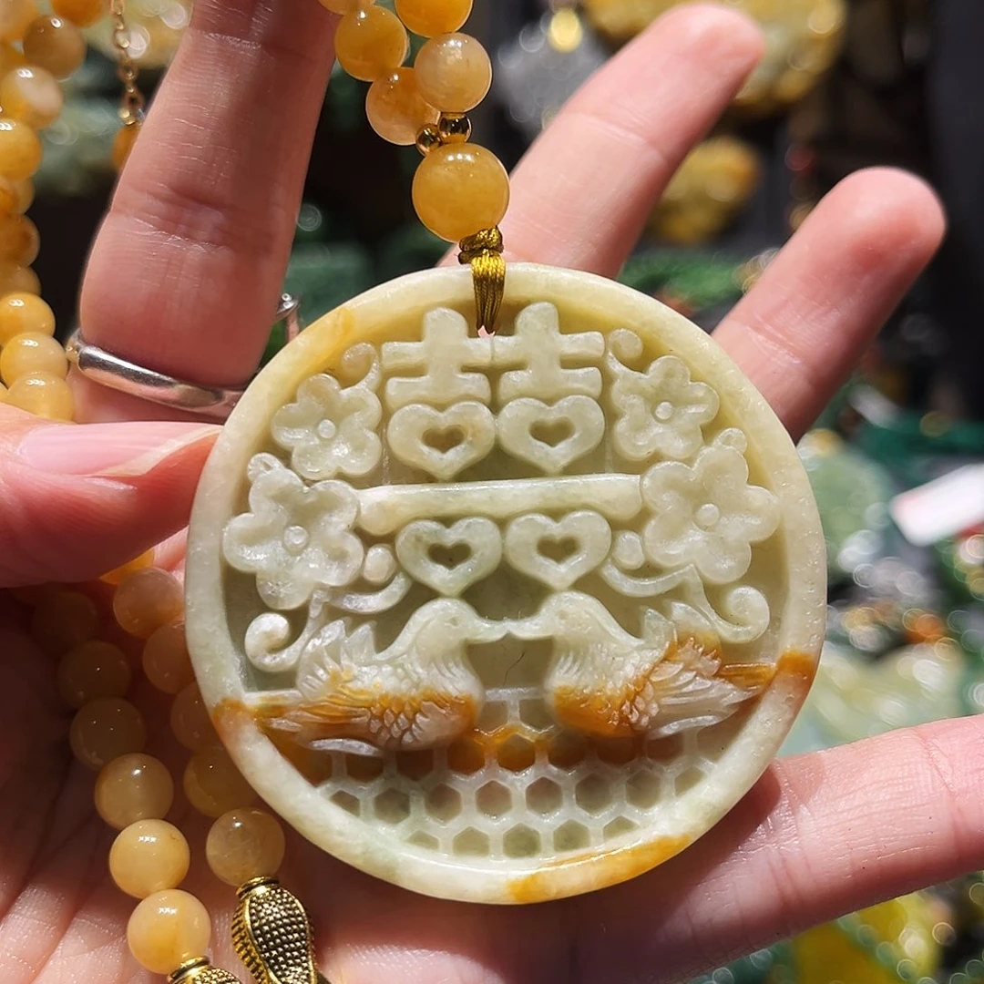 未镶嵌岫玉毛衣链