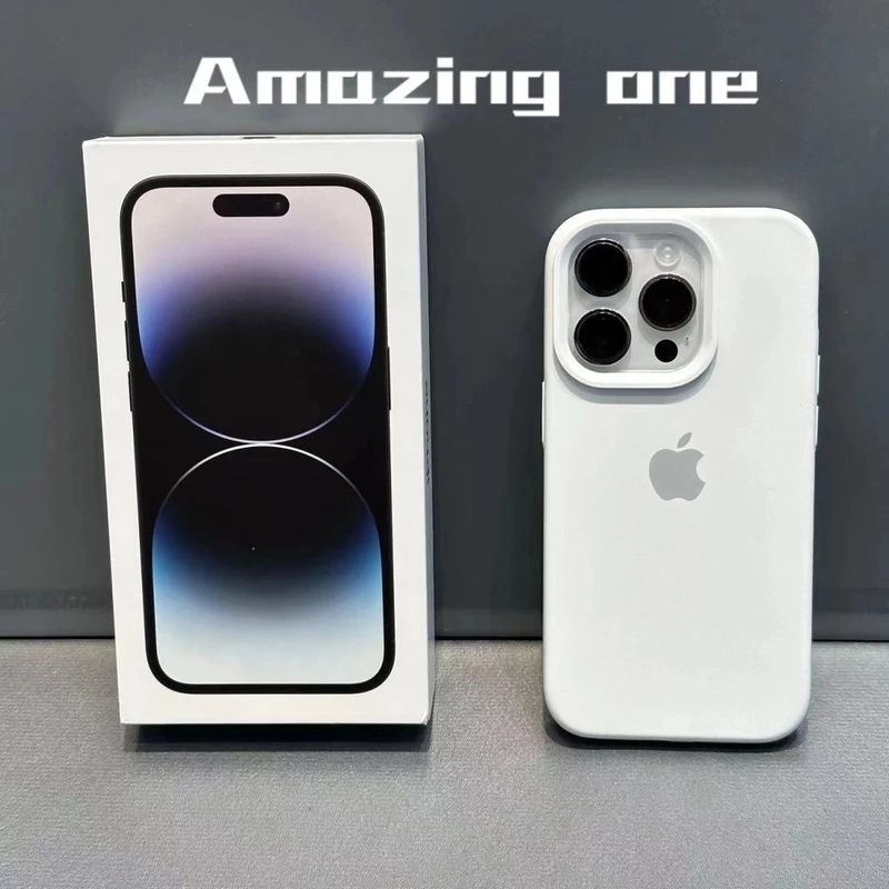 古董白液态12硅胶iPhone16pro手机壳适用苹果15promax保护套14/13