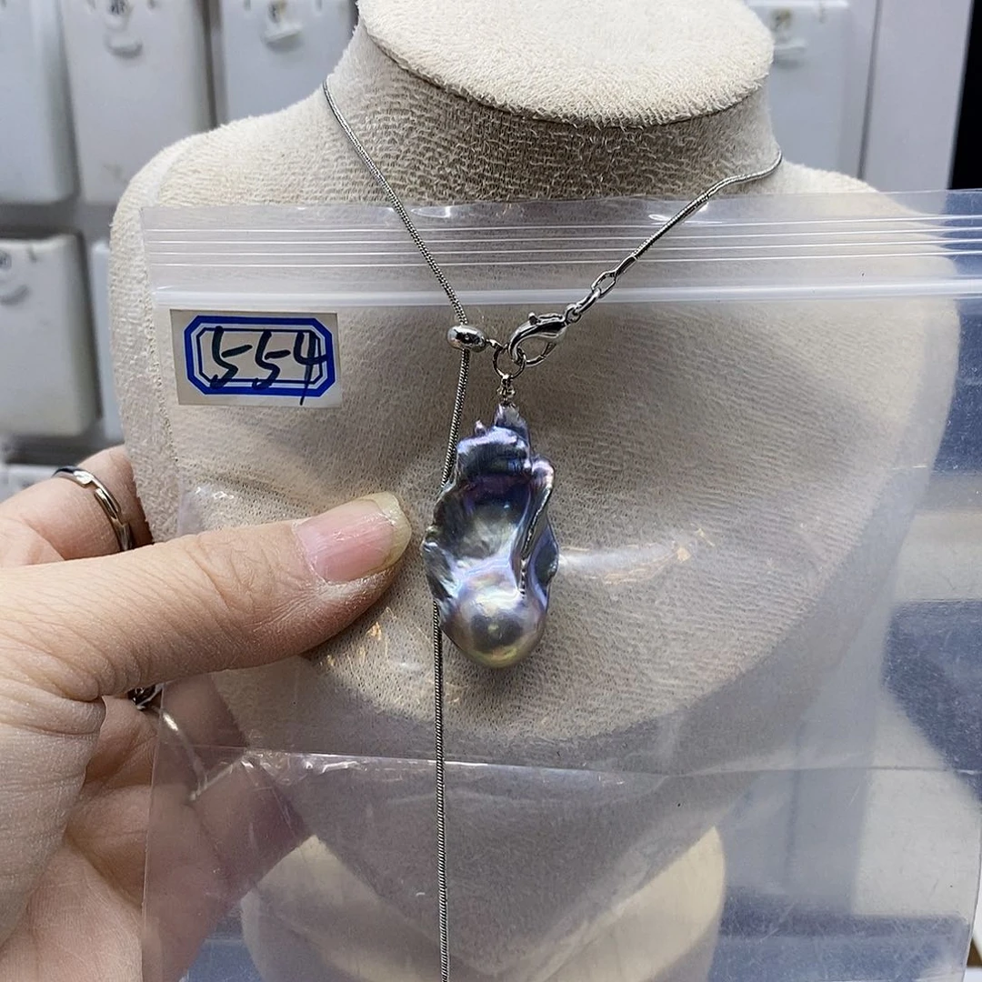 颈饰合金淡水珍珠