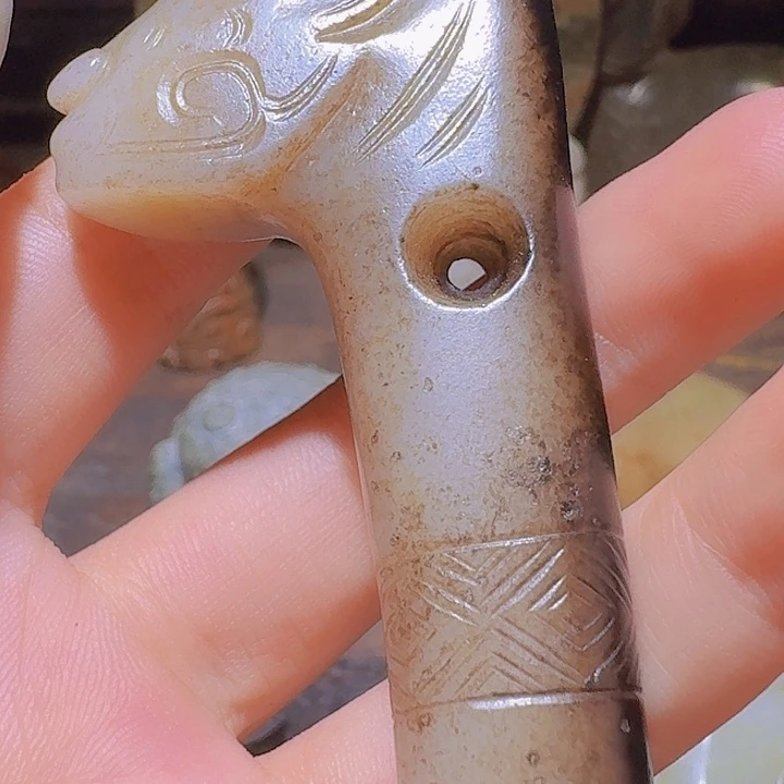 荣***堂和田玉未镶嵌挂件