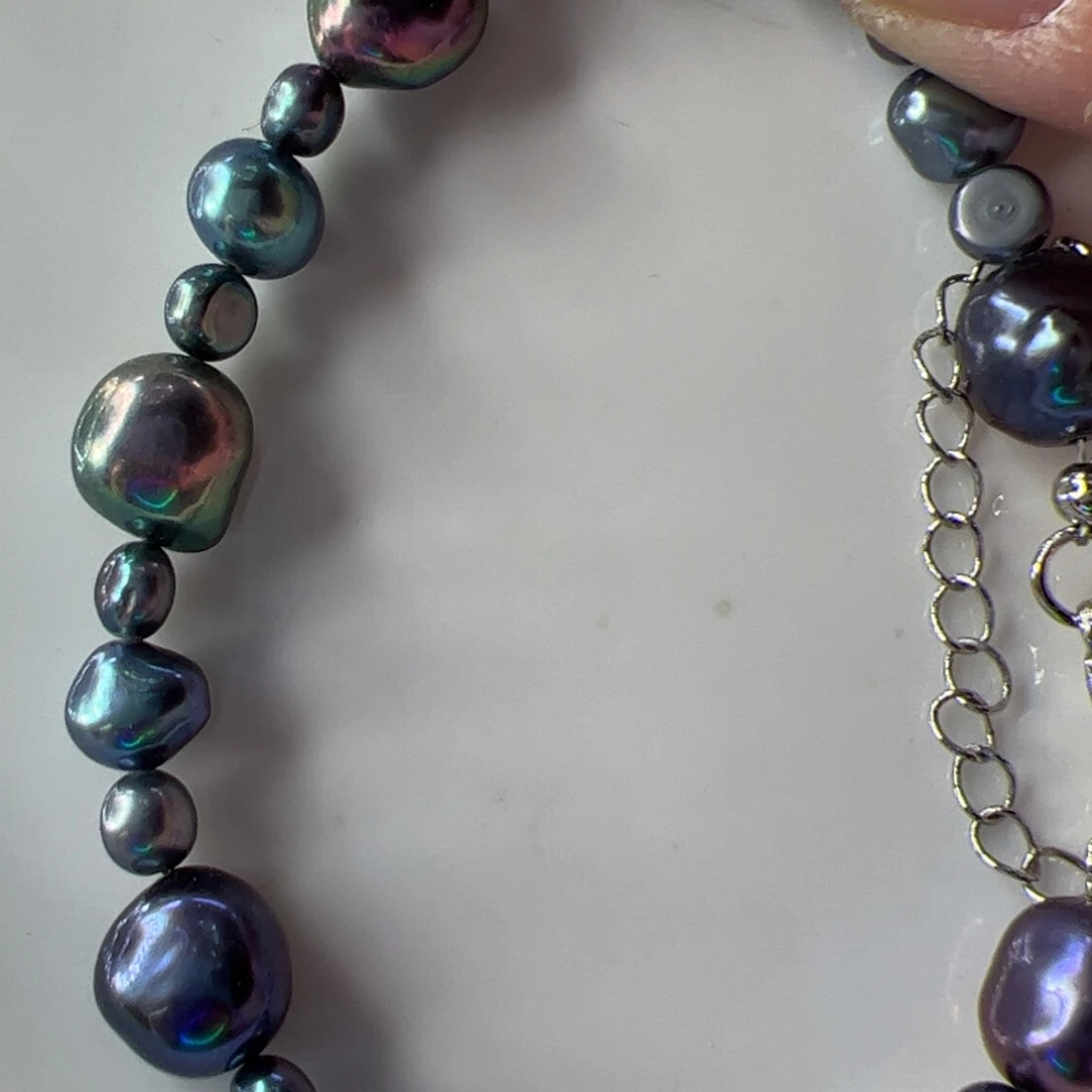 合金戒指淡水珍珠931