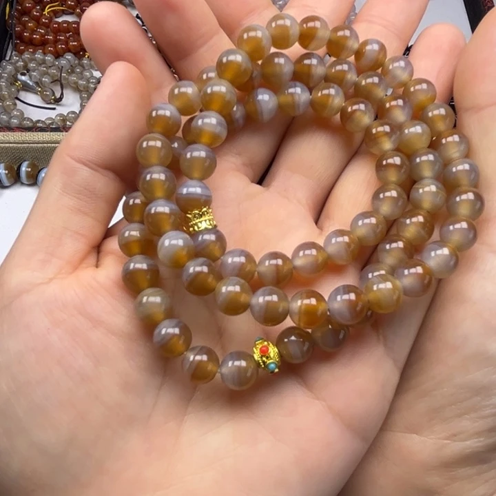 玛瑙/玉髓未镶嵌手链