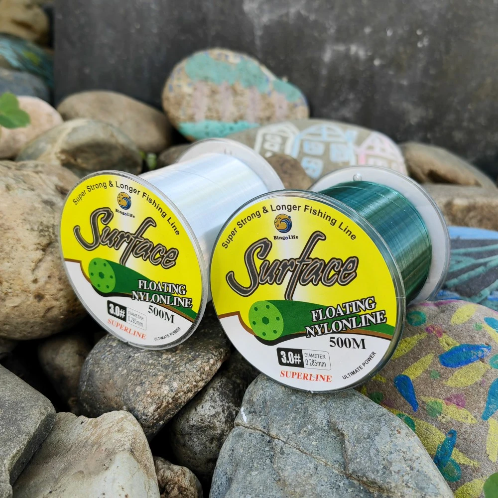 博格浪德国尼龙原丝500米鱼线主线子线渔具透明耐磨耐用Bingolife