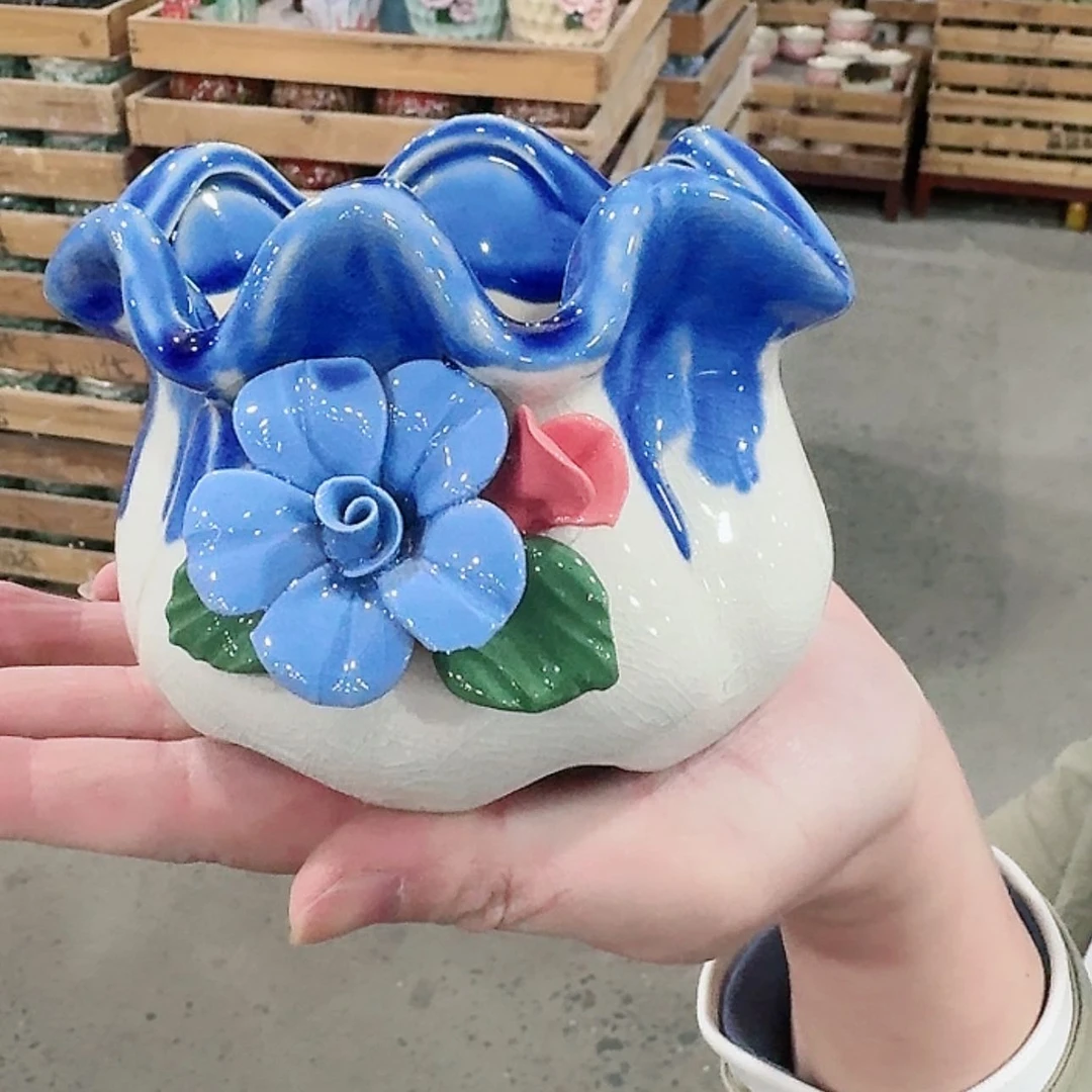 【闪购商品】陶瓷福利品，花盆凑单满10元发货！