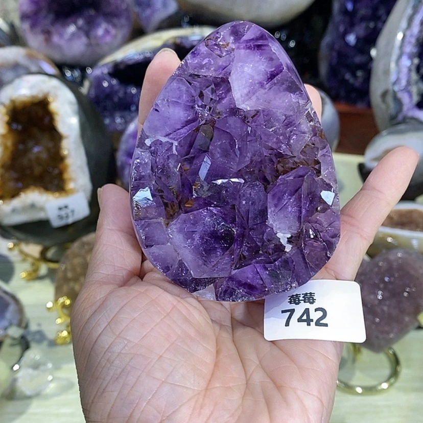【闪购商品】未镶嵌珠宝半成品紫晶
