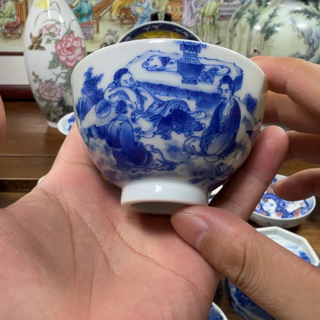 稳****全手工套手绘陶瓷