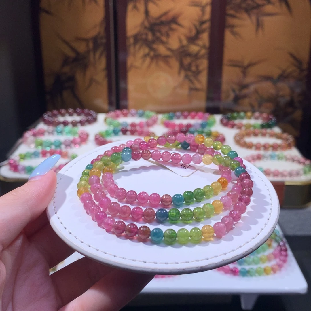 未镶嵌手链碧玺碧玺