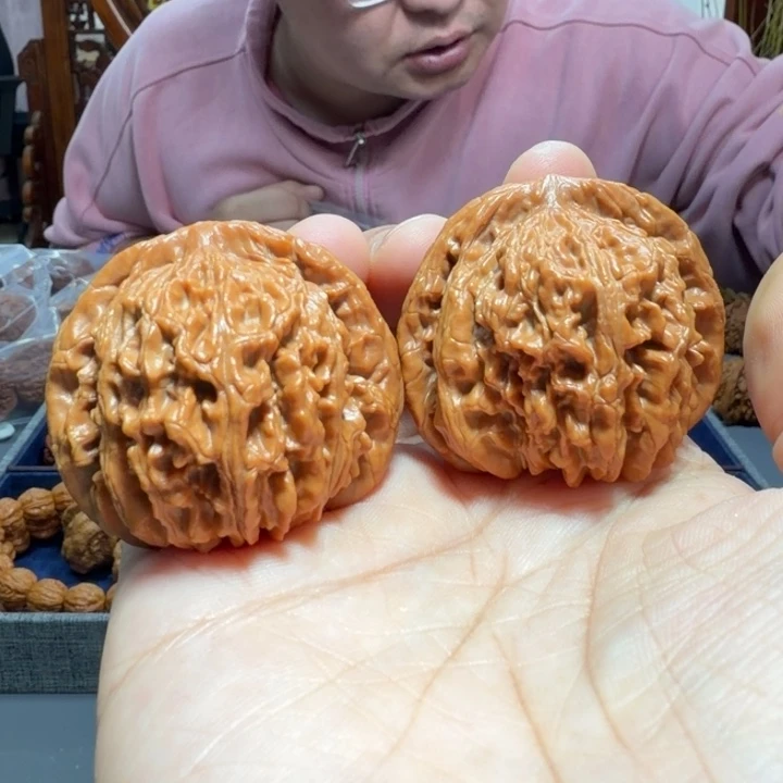 文玩核桃把件四座楼6788