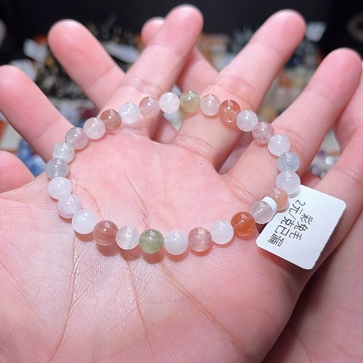 水晶手链未镶嵌256号主图手串  6+