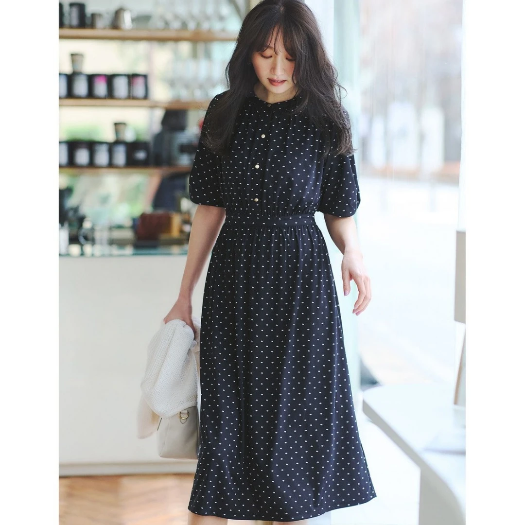 【强哥外贸】A 春季新款 财阀千金温婉大方气质小众高级感连衣裙