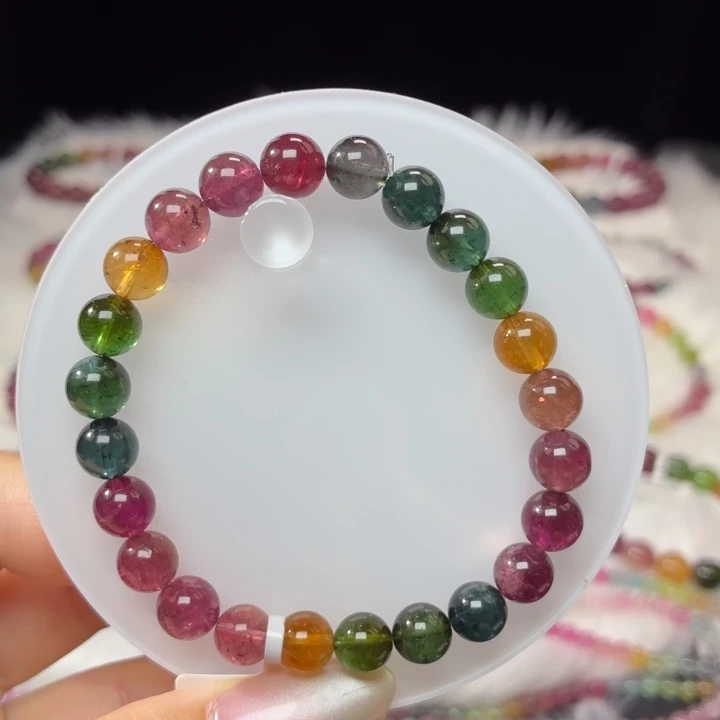 未镶嵌手链碧玺7.5mm+